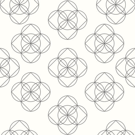 Abstract simple thin lines geometric patternのイラスト素材