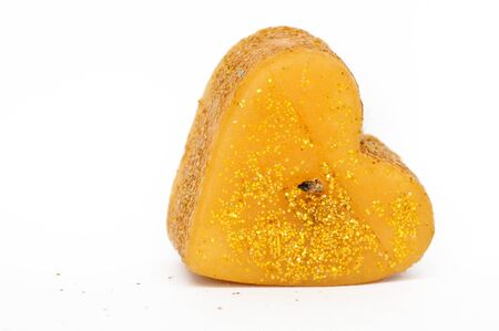 heart candleの写真素材