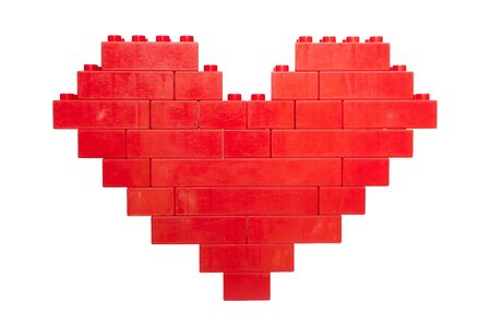 red heart の写真素材