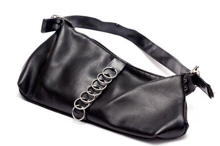 black handbagの写真素材