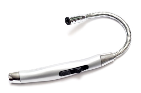 a fire lighter over a white backgroundの写真素材