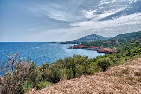 hdr image of Cote d'Azur