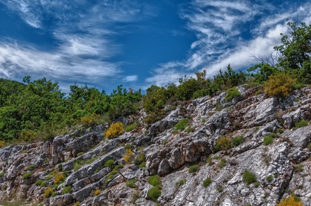 hdr of verdon gorgeのeditorial素材