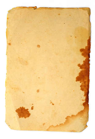 vintage stained paperの写真素材