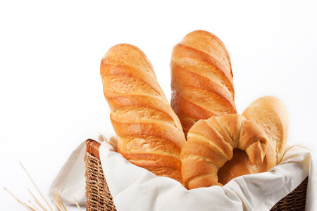bread composition の写真素材