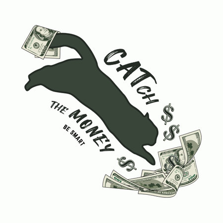 Staggered luxury vintage black and white pattern with shiny gold bitcoin sign, gold chains, beads. Classic vector seamless background.のイラスト素材