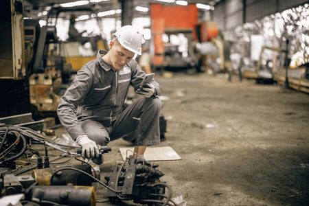 Engineering technicians use hand tools to perform regular maintenance by inspecting, testing,...
