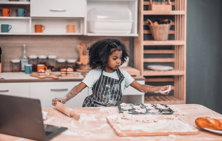 Family members cook homemade pizza dough in funny and playfulÂ ways. Mixing ingredients like salt,...