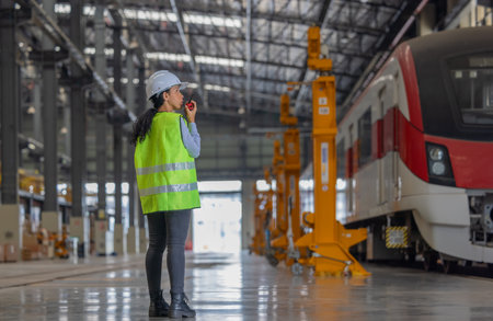 A locomotive engineer manager trains staff, coordinates between teams, and dispatches work orders...