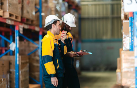Warehouse staff manually count stock items for inventory tracking, ensure accuracy of stock levels...
