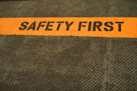 safety first metal floorの写真素材