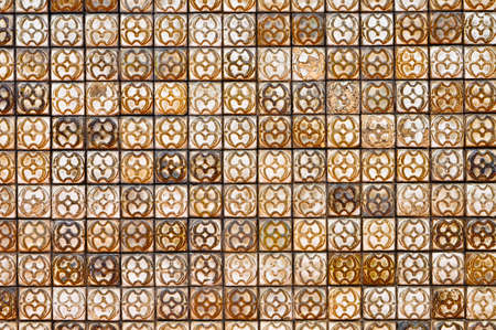 Brown Tile at the temple