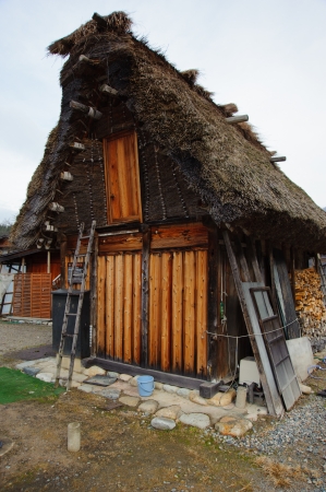 Unique Home Style of Ogimachi Village in Shirakawagoのeditorial素材