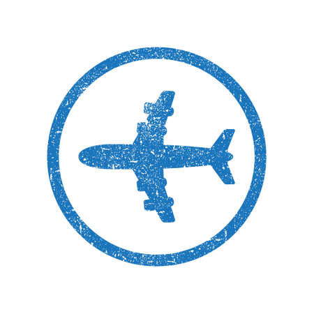 Airmail Symbol stampのイラスト素材