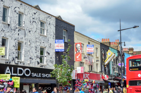 Camden Lock Market in London, United Kingdomのeditorial素材