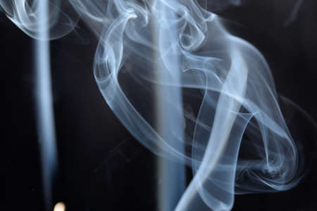 The bizarre forms of smokeの写真素材