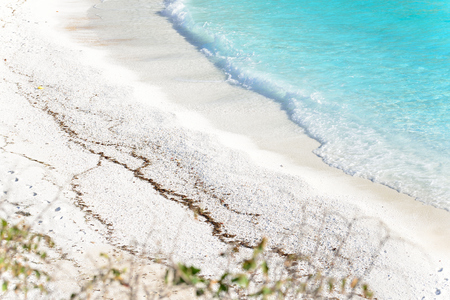 Landscape from the Marble Beach in Thassos Island, Greeceの写真素材
