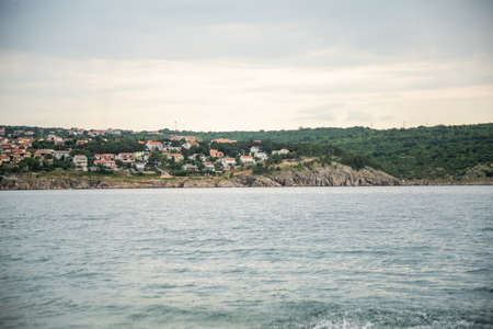 Silo is a small coastal town on the north-eastern side of Island of Krk, Croatia.の写真素材