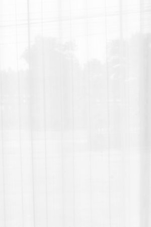 Top view Abstract White cloth background with soft waves.Wave and curve overlapping with different shadow of color,white fabric, crumpled fabric.の写真素材