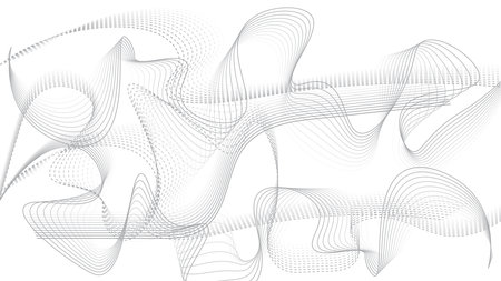 Line of vector abstract graphic wave patterns. Digital frequency Curved wavy line, smooth stripe. Background and modern waves style.のイラスト素材