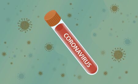 Coronavirus 2019-nC0Vのイラスト素材