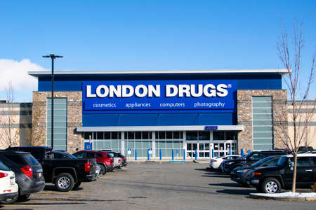 Calgary Alberta, Canada. Oct 17, 2020. London Drugs a Canadian retail store with headquarters in...