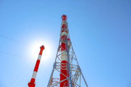 Natural Gas extraction tower, hydraulic fracturing, Shale Gas Extraction.