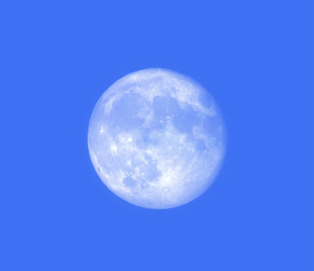 Moon during the dayの写真素材