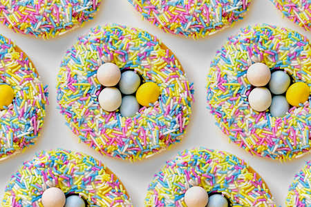 Several Easter Nest Dream Donut with Eggies