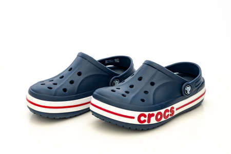 Calgary, Alberta, Canada. Apr 30, 2022. A couple of comfortable Clogs, Casual Flip Flops or Dressy...