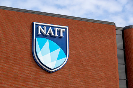 Edmonton, Alberta, Canada. Mar 30, 2023. The Northern Alberta Institute of Technology in Edmonton, Alberta a technical training and applied education.のeditorial素材