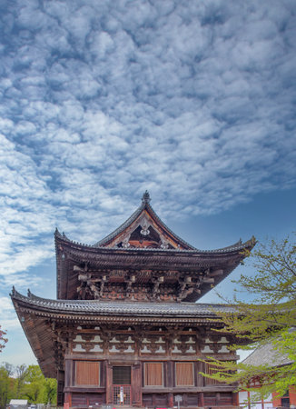 Kyoto, Japan. Jan 28, 2024. To-ji, or East Temple lies near Kyoto Station, just east of the site of Rashomon Gate, the southern entrance to Kyoto.のeditorial素材