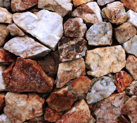 The granite stone wall