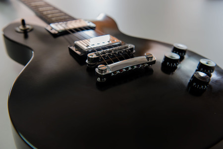 electric guitar Black, musical equipmentの写真素材