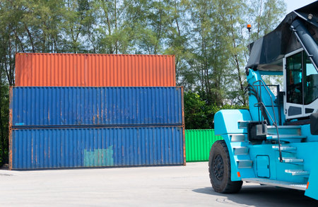 Container shipping for Logistic Import Export business and Industrial .の写真素材