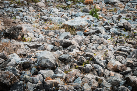 Pile of Rocks Boulders for Construction