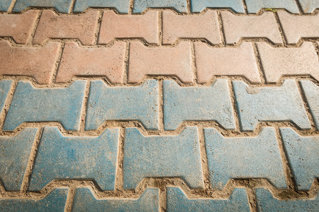 Brick footpath background.の写真素材