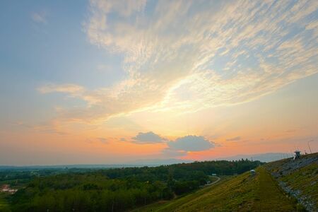 Sunset Sky Backgroundの写真素材