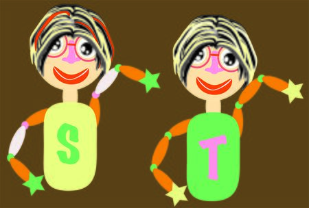 ST person illustrationのイラスト素材