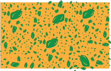 papaya patternのイラスト素材
