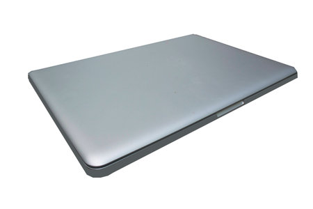 laptop isolateの写真素材