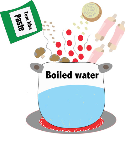 cooking design illustration.のイラスト素材