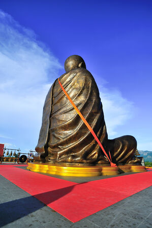 big Buddha statues and Blue Skyの写真素材
