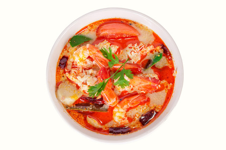 Tom Yam Kung, Thai Foodの写真素材