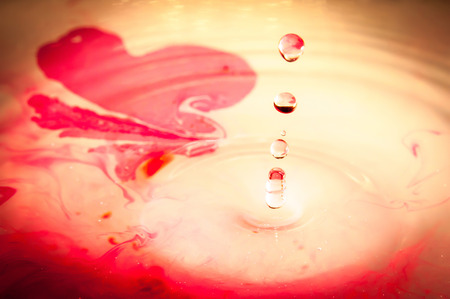 Photo of a drop of waterの写真素材