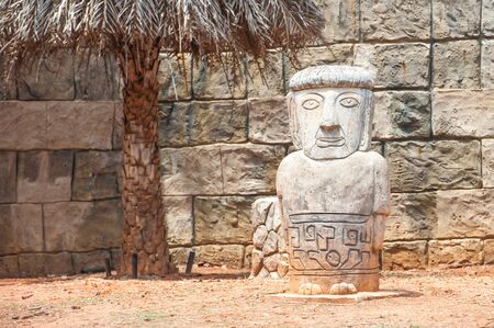 image of a granite statue