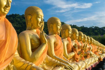 Buddha Which is generally seen as the temple in Thailand.の写真素材
