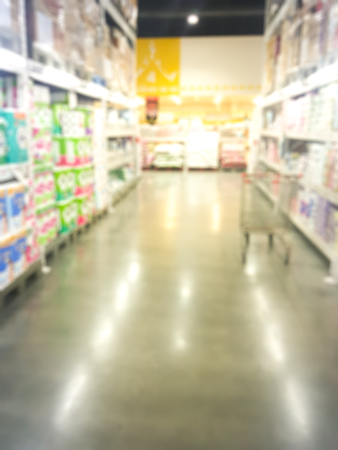 abstract blurred photo of department store and shopping mall interior for background