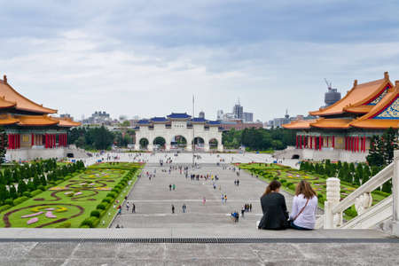 Chiang Kai-shek Memorial Hall landmark of Chiang Kai-shek, former President of the Republic of Chinaのeditorial素材
