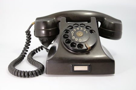 Ancient black phoneの写真素材